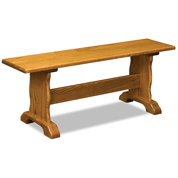 Traditional Trestle Bench